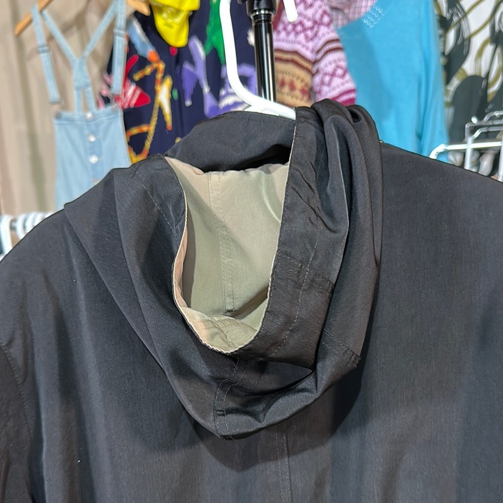Gallery Black Utility Jacket with Hood Size 2X - Picture 11 of 11